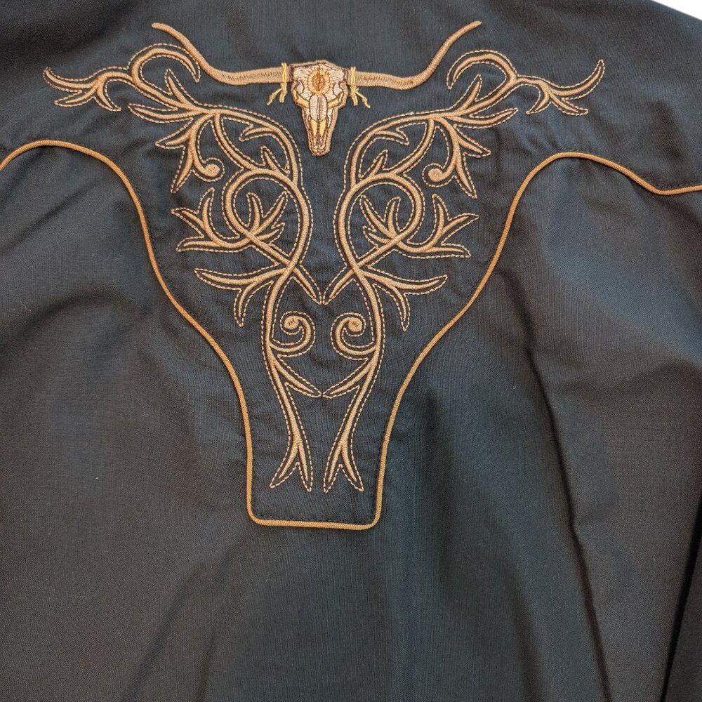 Rangers Original Pearl Snap Guacho - Men's L - Picture 4 of 6